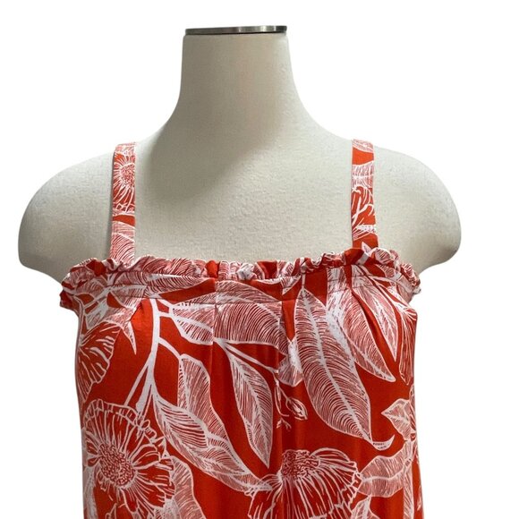 Serra Womens Maxi Dress Med Boho Floral Print Sleeveless Summer Vacation Flowy - Picture 12 of 12